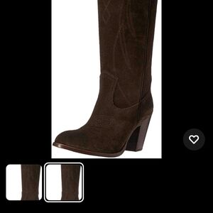 FRYE AND CO. Dark Brown Heeled Boots